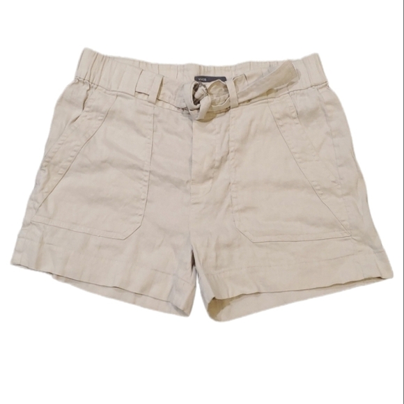 Vince linen blend Belted style  shorts sz XS - Picture 1 of 12